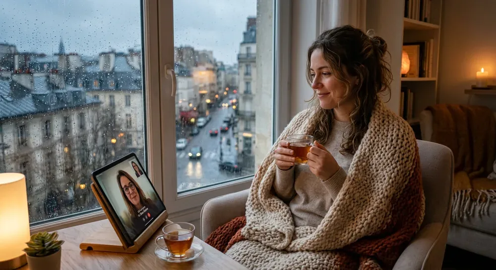 Healing migration loneliness and winter depression through online psychotherapy in Europe