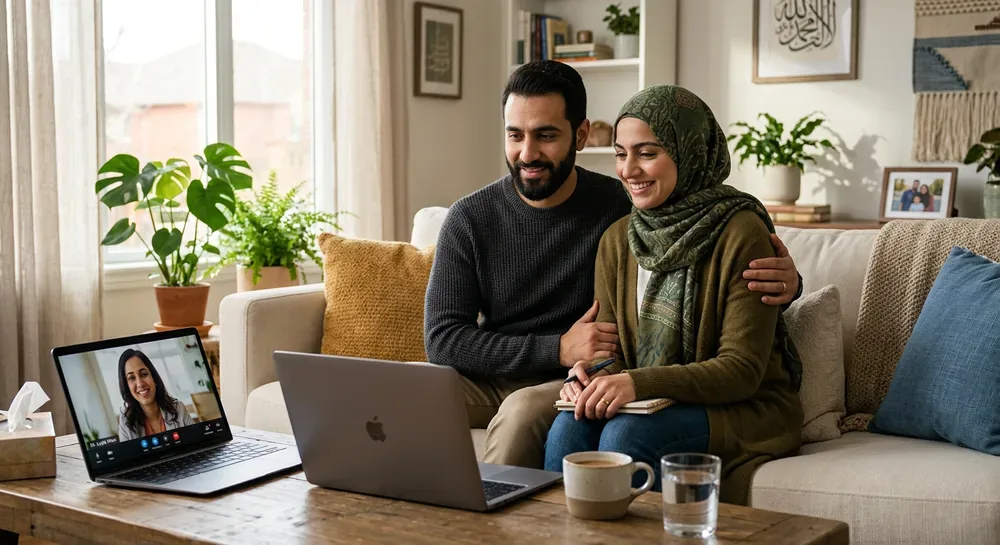 Online couples therapy and family counseling for Iranians living abroad - Honare Hale Khoob Clinic